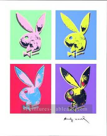 Bunny Multiple Andy Warhol Peintures à l'huile